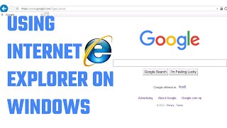 I opened classic INTERNET EXPLORER on WINDOWS 10 [upl. by Aenyl75]