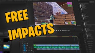 14 FREE IMPACT PRESETS FOR FORTNITE MONTAGES Premiere Pro [upl. by Linsk]