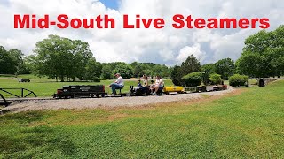 Long Trains at the MidSouth Live Steamers [upl. by Auqeenwahs675]