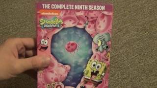 SpongeBob SquarePants The Complete 9th Season DVD Unboxing [upl. by Nollat]