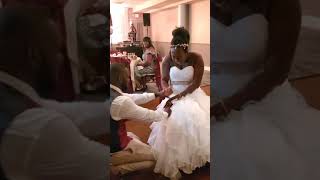 Alix and Elsie Wedding garter removal dance a must see💕 [upl. by Adnolor]