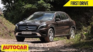 MercedesBenz GLA 200 CDI  First Drive Video Review  Autocar India [upl. by Adnilram]