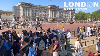 🇬🇧LONDON CITY TOUR  Buckingham Palace London  June 2023 London Walk 4K [upl. by Annairb532]