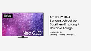 Smart TV 2023 Sendersuchlauf bei SatellitenEmpfang  Unicable Anlage [upl. by Compton633]