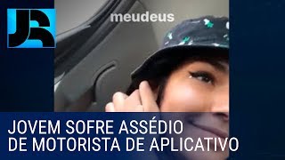 Jovem filma assédio de motorista de aplicativo no Rio Grande do Sul [upl. by Kirbie]