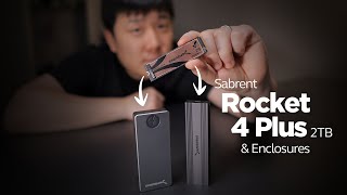 Sabrent 2TB SSD Rocket 4 Plus  Combined with Enclosures for HighSpeed External Drive [upl. by Natsirhc]