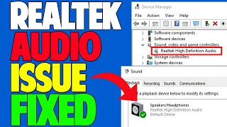 Fix Realtek HD Audio Manager Missing from Windows 10 [upl. by Anyahc41]