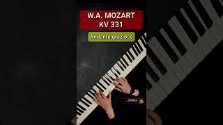 Mozart Piano Sonata 11 K 331 Andante Grazioso  Part 1 [upl. by Monto]