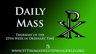 Daily Mass Thursday September 26 2024 [upl. by Mccartan]