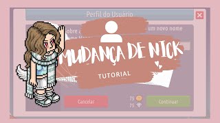 MUDANÇA DE NICK HABBO  Luvien Habbo [upl. by Saidnac]