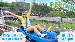 🚠 Kugelbahn Rodelbahn und Gondel 🔍 Pepina in den Bergen ⛰️ Oberstdorf  Allgäu Coaster [upl. by Katrinka]