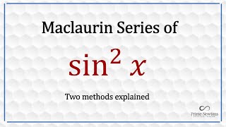 Maclaurin series of sin2x [upl. by Suhploda]