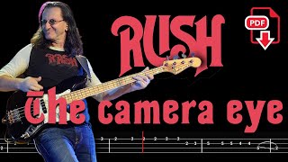 Rush  The Camera Eye 🔴Bass Tabs  Notation ChamisBassrushbass basstabs chamisbass [upl. by Behm]