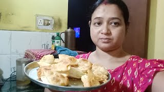 विश्वकर्मा पूजा के लिए बनाया समोसा वाला नीमकी  samosa wala nimki  Bangla cooking channel [upl. by Daisi]