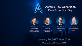 Acronis New Generation Data Protection Day [upl. by Noffets351]