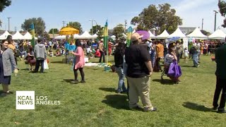 Long Beach celebrates Cambodian New Year [upl. by Marrissa341]