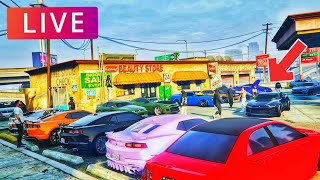 GTA 5 CAR MEET LIVE PS4 ANYONE CAN JOIN GTA5 LIVE carmeet [upl. by Oznofla]