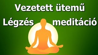 Légzőgyakorlat estére  Vezetett ütemű légzés meditáció NAPI 5 PERC [upl. by Destinee577]