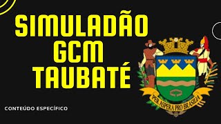 Simulado GCM Taubaté Questões comentadas AVANÇA SP [upl. by Cressler]