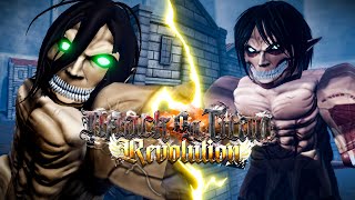 this NEW Attack on Titan GAME is a MUST PLAY AoT Revolution Roblox [upl. by Elwina]