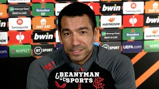 Giovanni van Bronckhorst  Rangers v Dortmund  Full PreMatch Press Conference  Europa League [upl. by Juanita]