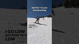 Snowboarders👆🏽Learn this Easy Snowboard Tip snowboard snowboarding howtosnowboard [upl. by Jeramey]