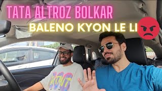 TATA ALTROZ BOLKAR MARUTI BALENO 2023 KYON LE LI  BEST CAR UNDER 10LAKHS  SANELY SAHIL VLOGS [upl. by Kalvn]