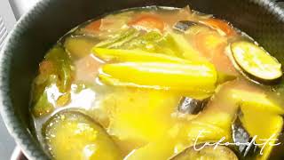 SINIGANG NA SALMON BELLY Tamang pagluto ng sinigang na Salmon Belly [upl. by Leiad812]