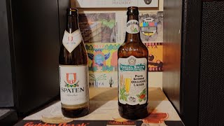 Ultimate Supermarket Lager Championship  Round 1  Sam Smiths Lager v Spaten [upl. by Farro]