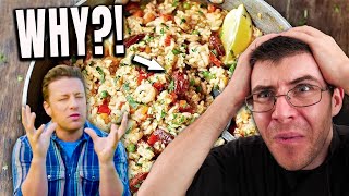 Pro Chef Tries Jamie Olivers Most Controversial Spanish Paella [upl. by Eniledgam307]