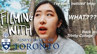 FILMING WITH UNIVERSITY OF TORONTO [upl. by Nomzaj572]