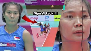 May Pinapatunayan Mylene Paat Highlights vs Thailand  2021 AVC Club [upl. by Blakely]