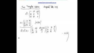 Potencias de Matrices triangulares superiores [upl. by Ahsaeym507]