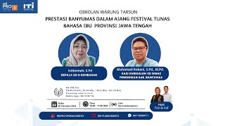 PRESTASI BANYUMAS DALAM AJANG FESTIVAL TUNAS BAHASA IBU PROVINSI JAWA TENGAH  Obrolan Warung Tarsun [upl. by Belle168]