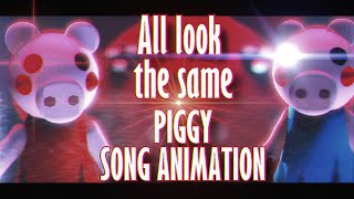 ROBLOX PIGGY SONG quotTHEY ALL LOOK THE SAMEquot HALA CG OFFICIAL MUSIC VIDEO SFM [upl. by Akimrej724]