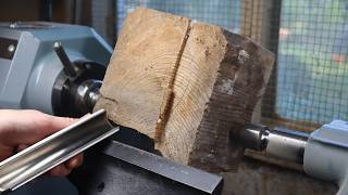 Woodturning  This Wood is OVER 400 years old and from my familys Home [upl. by London144]