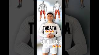 Intense Tabata Workout for Legs and Glutes  20s Work 10s Rest  Sculpt amp Tone Fast [upl. by Henn539]