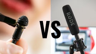 Lavalier VS Shotgun Boom Microphone  Best Audio For Video 2019 [upl. by Angy]