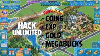 Megapolis  Hack Unlimited  EXP Coins Gold Megabucks [upl. by Notaek]