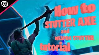 Tutorial on how to pickaxe stutter in Fortnite [upl. by Larok]