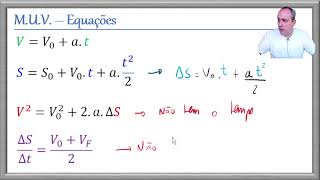 Cinemática  Aula 12  MUV  Aprofundamento [upl. by Icken]