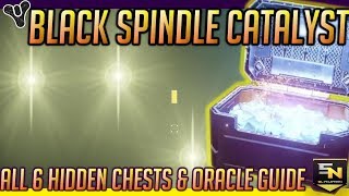 Destiny 2  Black Spindle Catalyst Guide All 5 Hidden Chests amp How to Complete Oracles [upl. by Columba54]