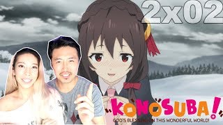 YUNYUN ENTERS KONOSUBA SEASON 2 EPISODE 2 REACTION  Kimchi and Tofu [upl. by Ingeborg683]