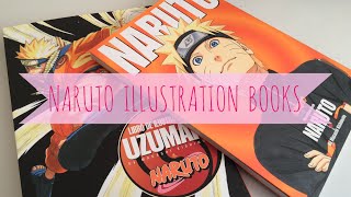 NARUTO ILLUSTRATION BOOKS VIEW  ARTBOOK 1 and 2 [upl. by Donela]