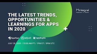 Webinar Trends Opportunities and Learnings for Apps in 2020 [upl. by Phyl]