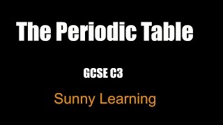 The Periodic Table  AQA Chemistry [upl. by Attenev597]