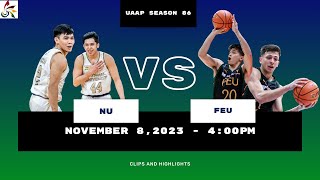 NU vs FEU  UAAP Season 86 November 8 2023 [upl. by O'Hara]