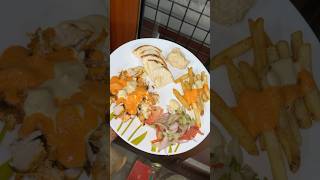 Delicious shawarma platter platter shawarmaplatter salad goodeats [upl. by Macegan]