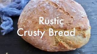 Rustic Italian Crusty Bread Recipe Video [upl. by Littlejohn120]