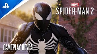 Marvels SpiderMan 2  Gameplay REVEAL PS5 con subtítulos en ESPAÑOL  4K  PlayStation España [upl. by Hcurob]